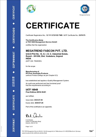 Unit-2 IATF Certificate